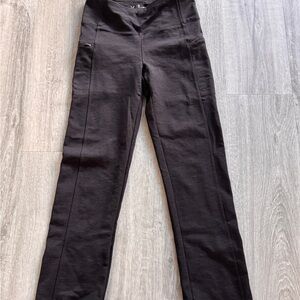 Ibex Black Merino Wool Blend Lizzi Tavern Pants